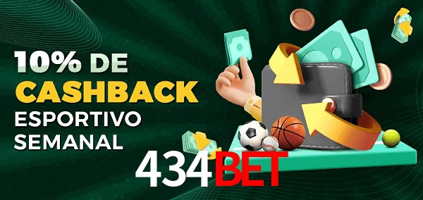 10% de bônus de cashback na 434bet